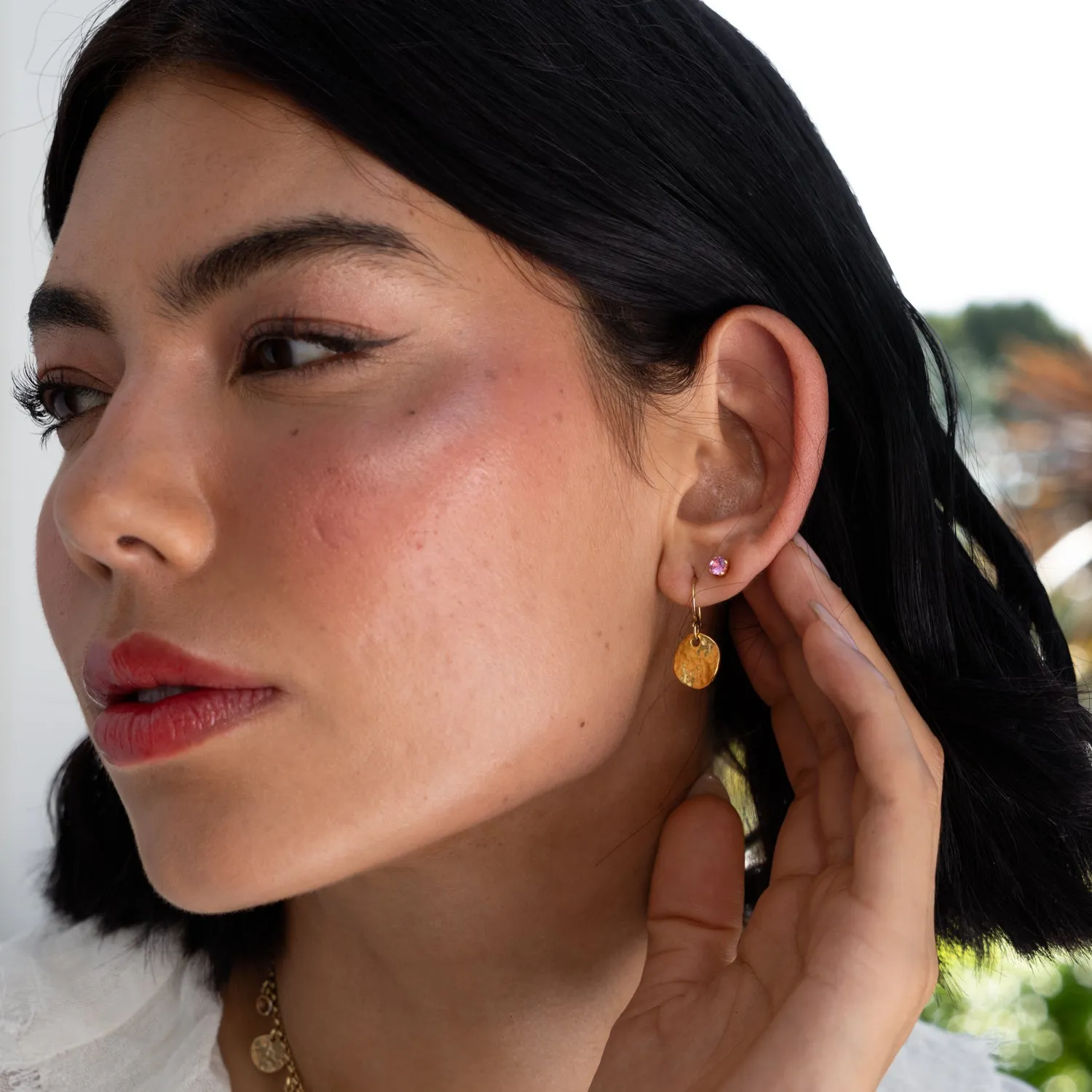 13mm Disc Nomad Earrings