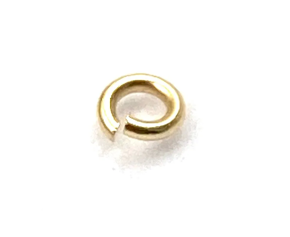 14K solid yellow gold jump rings, SKU# 11-41-1