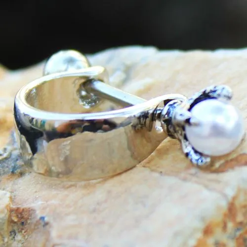 316L Stainless Steel Dragon's Orb Cartilage Cuff Earring