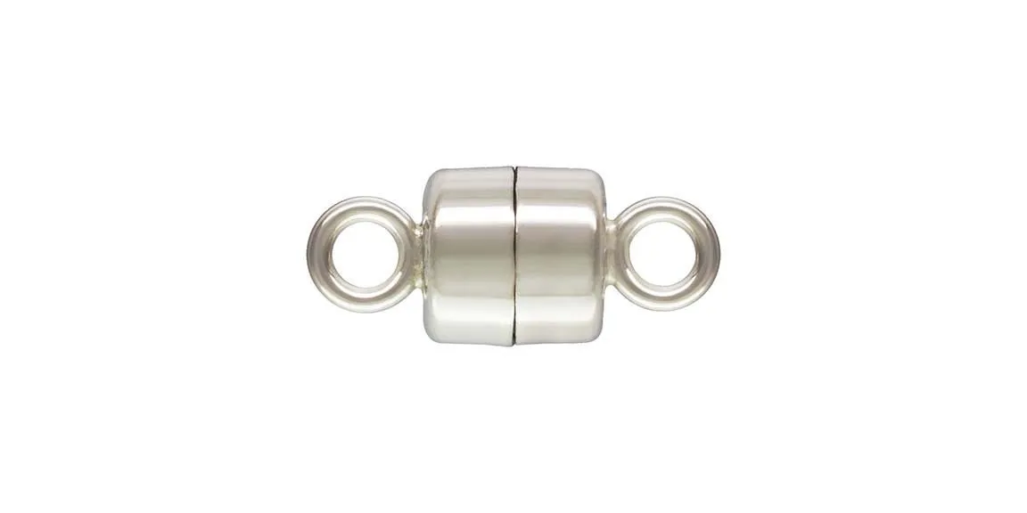 4.5mm Magnetic Clasp, Sterling Silver. Made in USA. #5001513