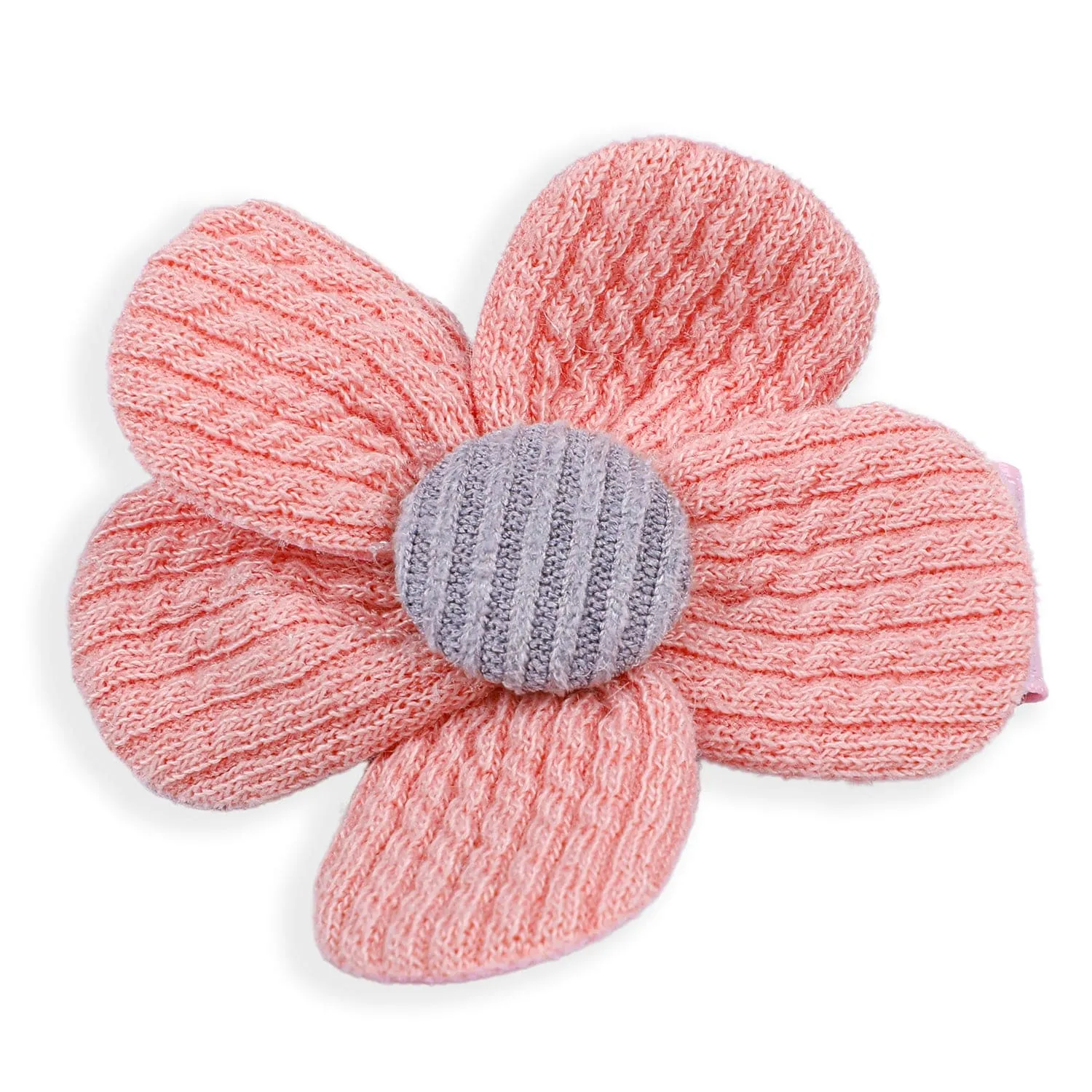 Aura Floral Hair Clips Set 9 Pcs - White, Pink