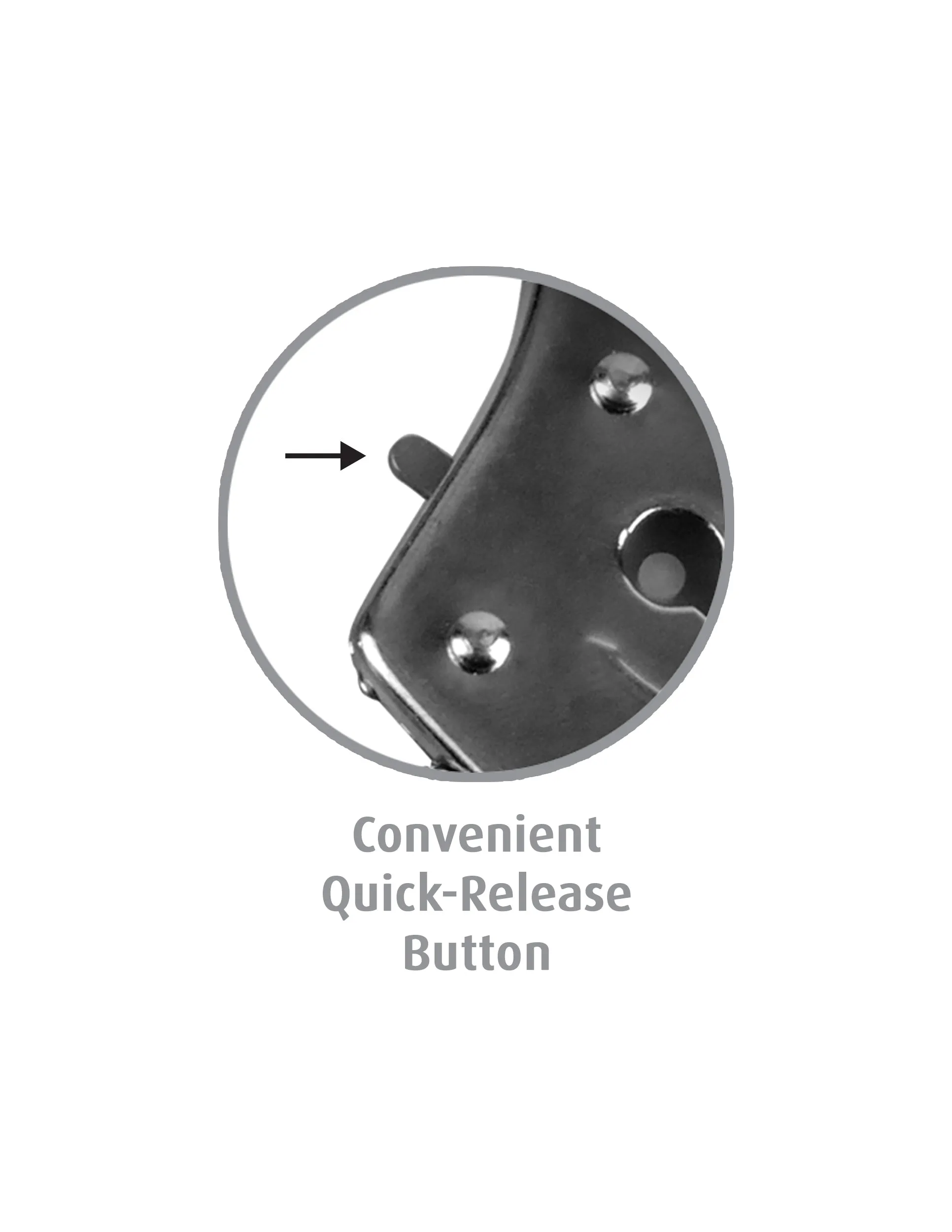 Beginner's Fun Metal Handcuffs with Quick Release Button