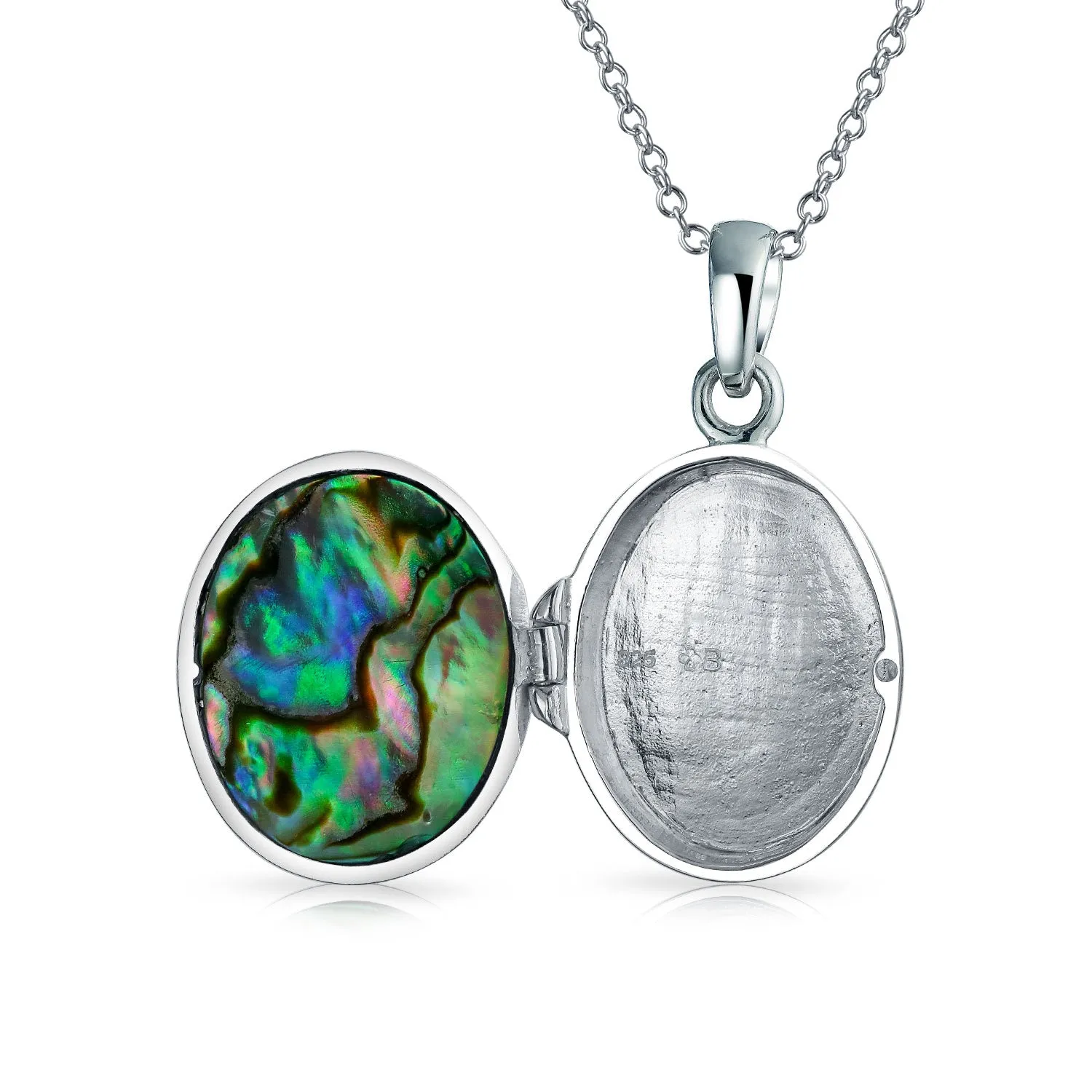 Big Tree Life Celtic Pendant Mother Oval Western Necklace .925 Silver