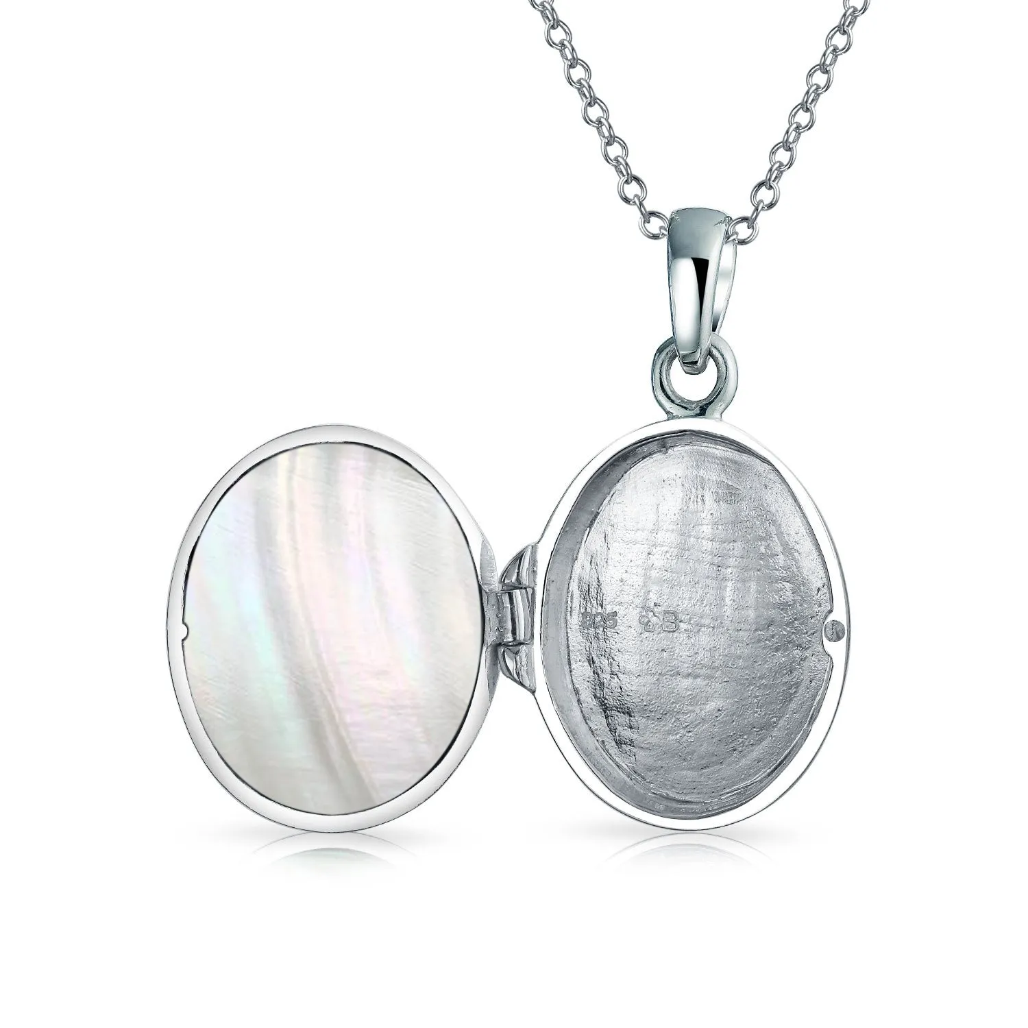 Big Tree Life Celtic Pendant Mother Oval Western Necklace .925 Silver