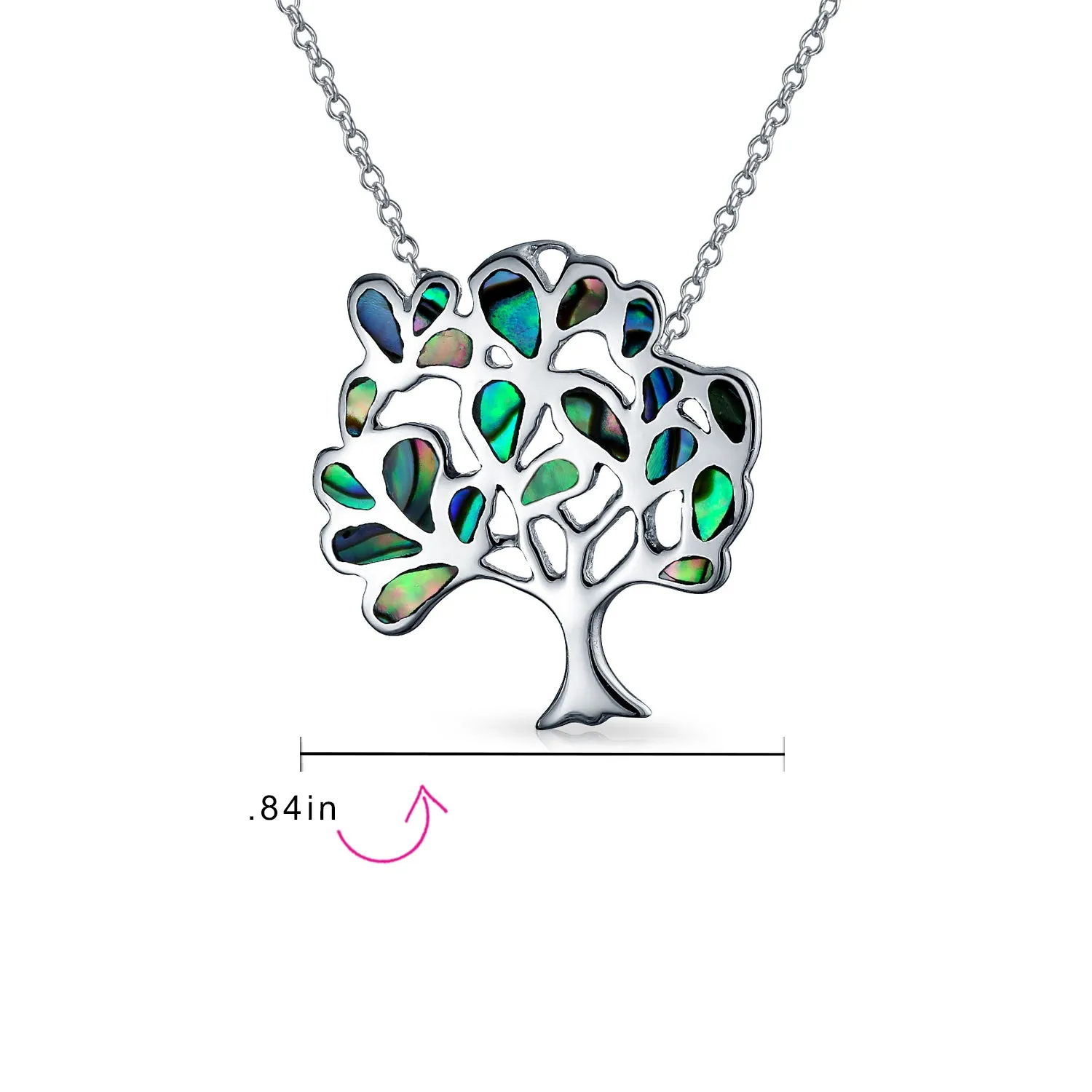 Big Tree Life Celtic Pendant Mother Oval Western Necklace .925 Silver