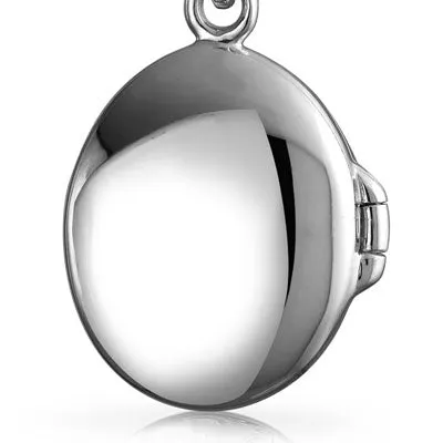 Big Tree Life Celtic Pendant Mother Oval Western Necklace .925 Silver