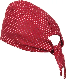 BISMAADH Bamboo Cotton Polka Dot Printed Patka Durag Headcover Skull Cap