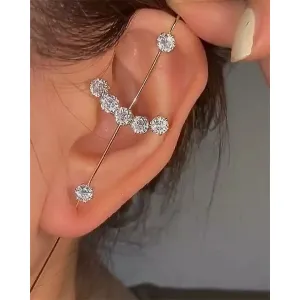 Bora Ear Climber Earrings - Gold
