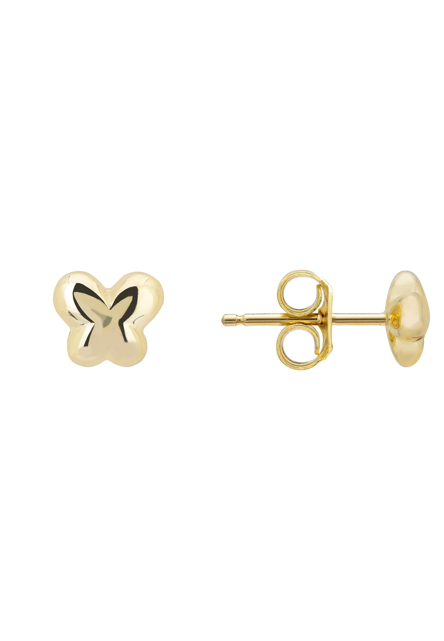 Butterfly Mini Stud Earrings Gold