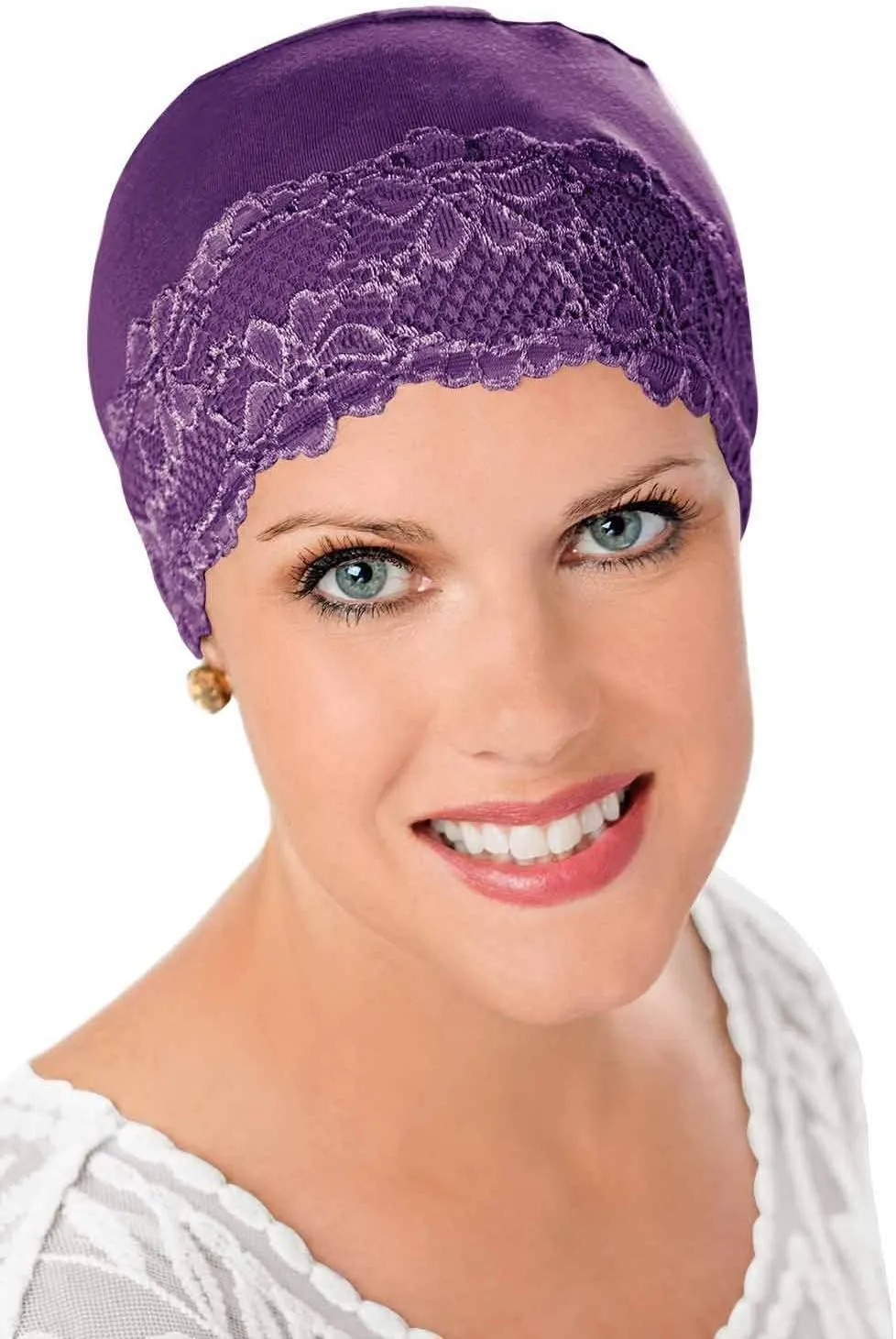 Cardani Lace Sleep Cap - Soft Hat Liner Viscose from Bamboo