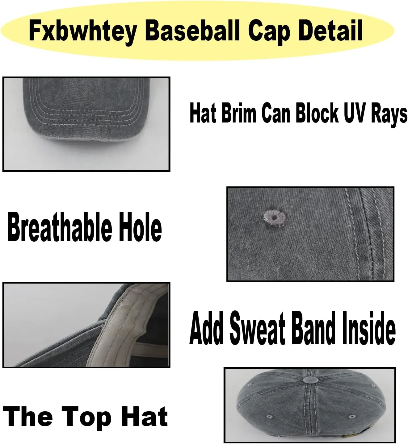 Chemo Hair Don't Care Baseball Cap for Men Women, Adjustable Washed Cotton 3D Embroidered Pink Ribbon Hat