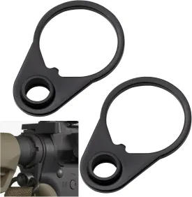 CONSIO 2 Pieces Two Point Sling Mounts Durability Heavy-Duty Sling Attachment Ring Tools Parts