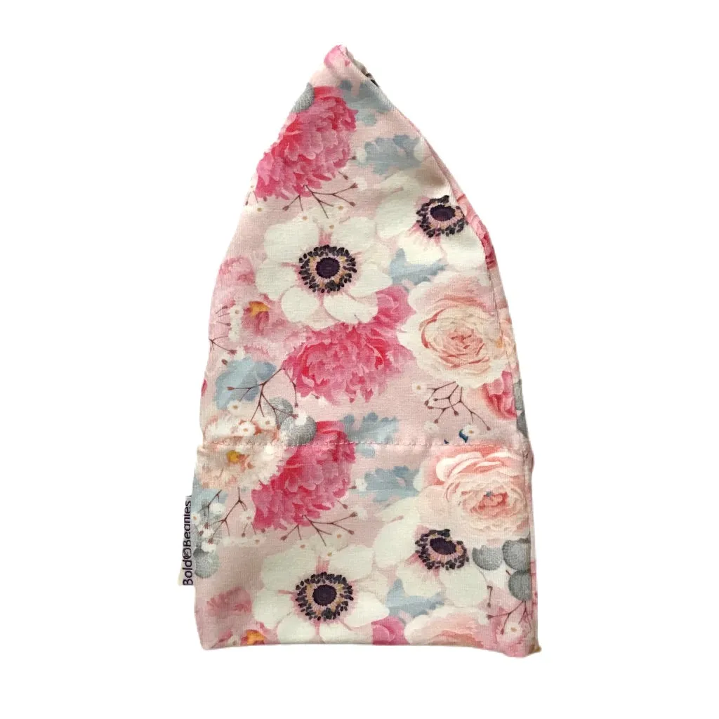Designer Print Chemo Beanie Hat Gina Floral