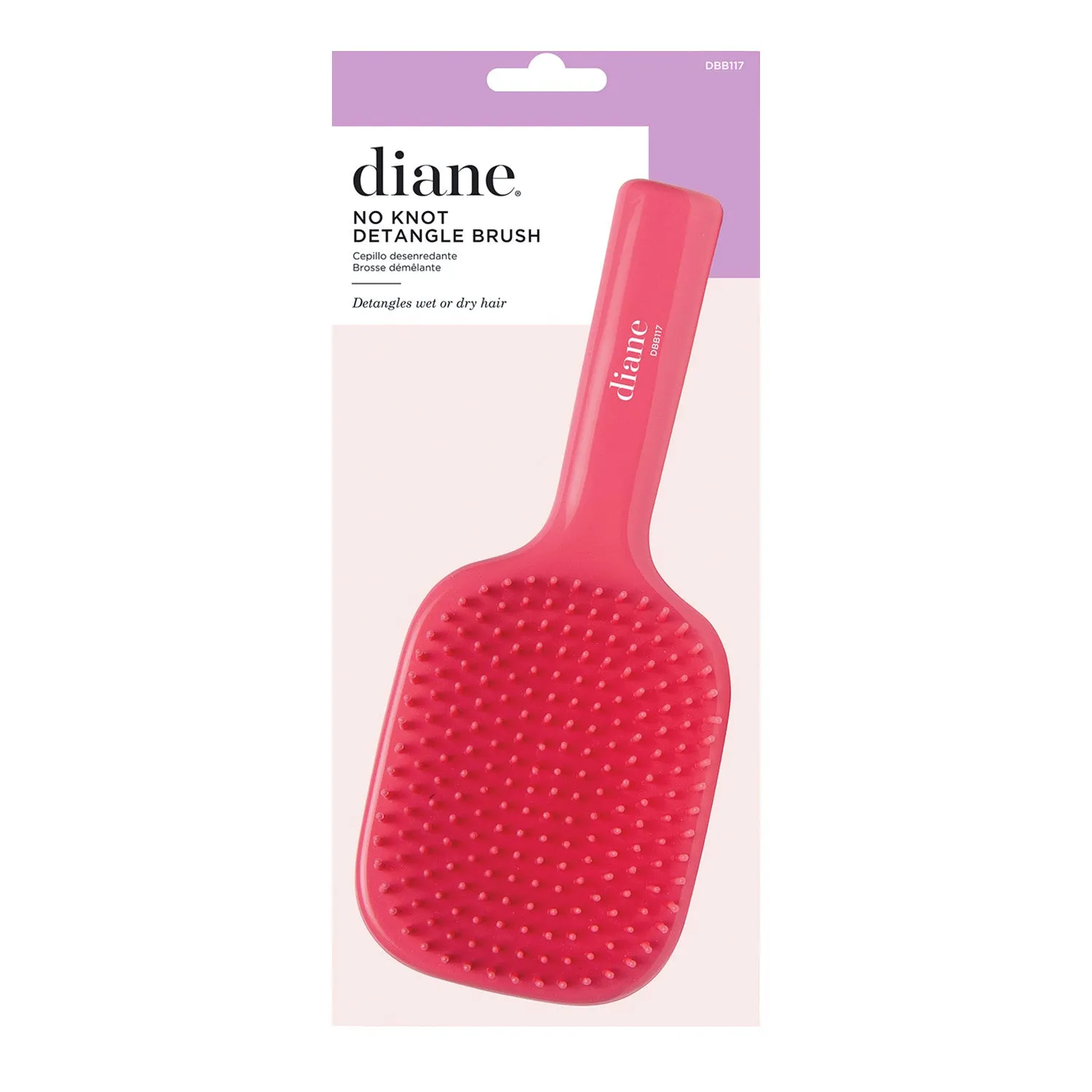 Diane No Knot Detangle Brush Wet N Dry Hair
