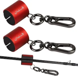 Dovesun Creek Rod Clips Wearable Fishing Rod Holder Clip Fly Fishing Pole Accessories 1PCS & 2PCS