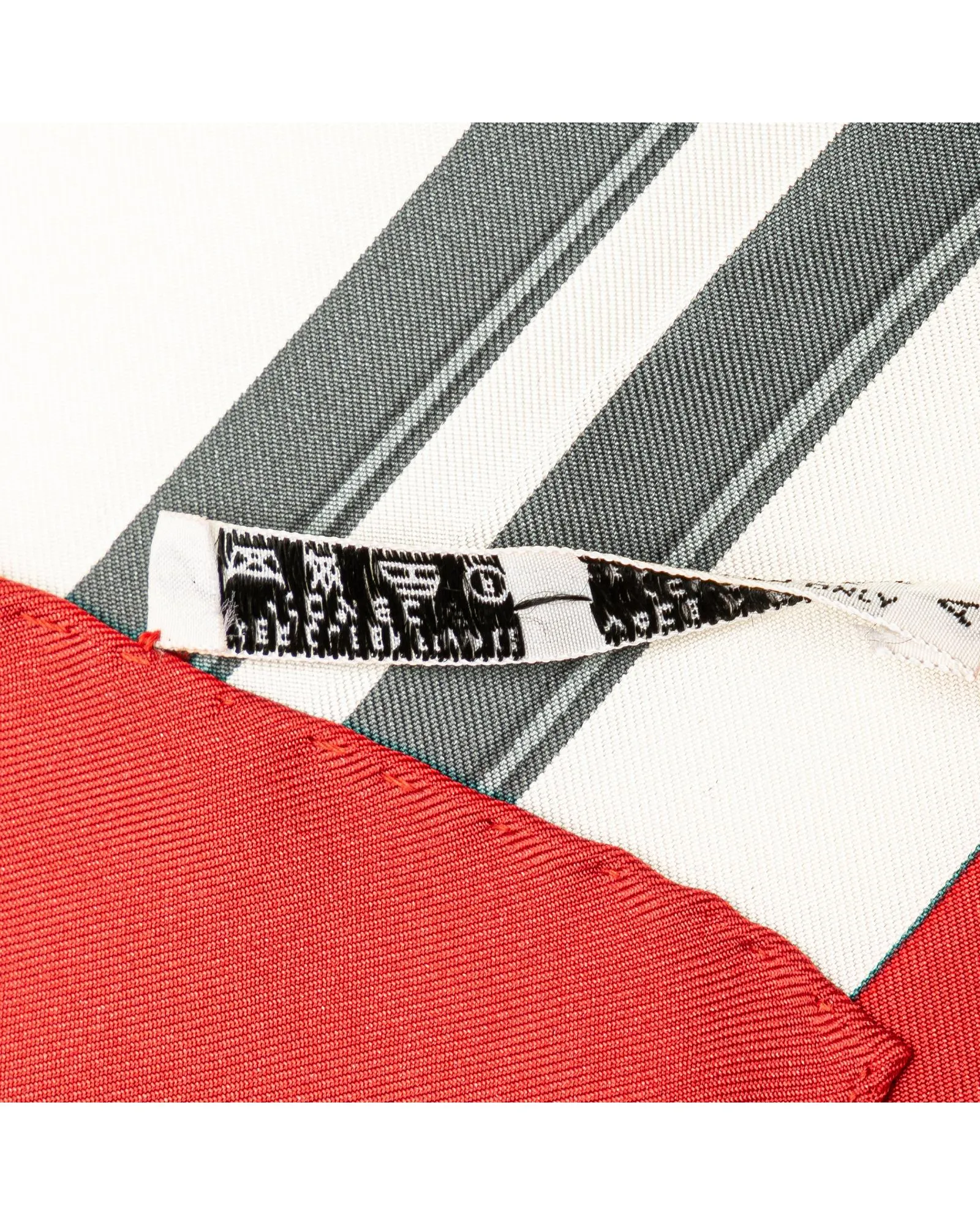 Elegant Silk Scarf with Equestrian Print