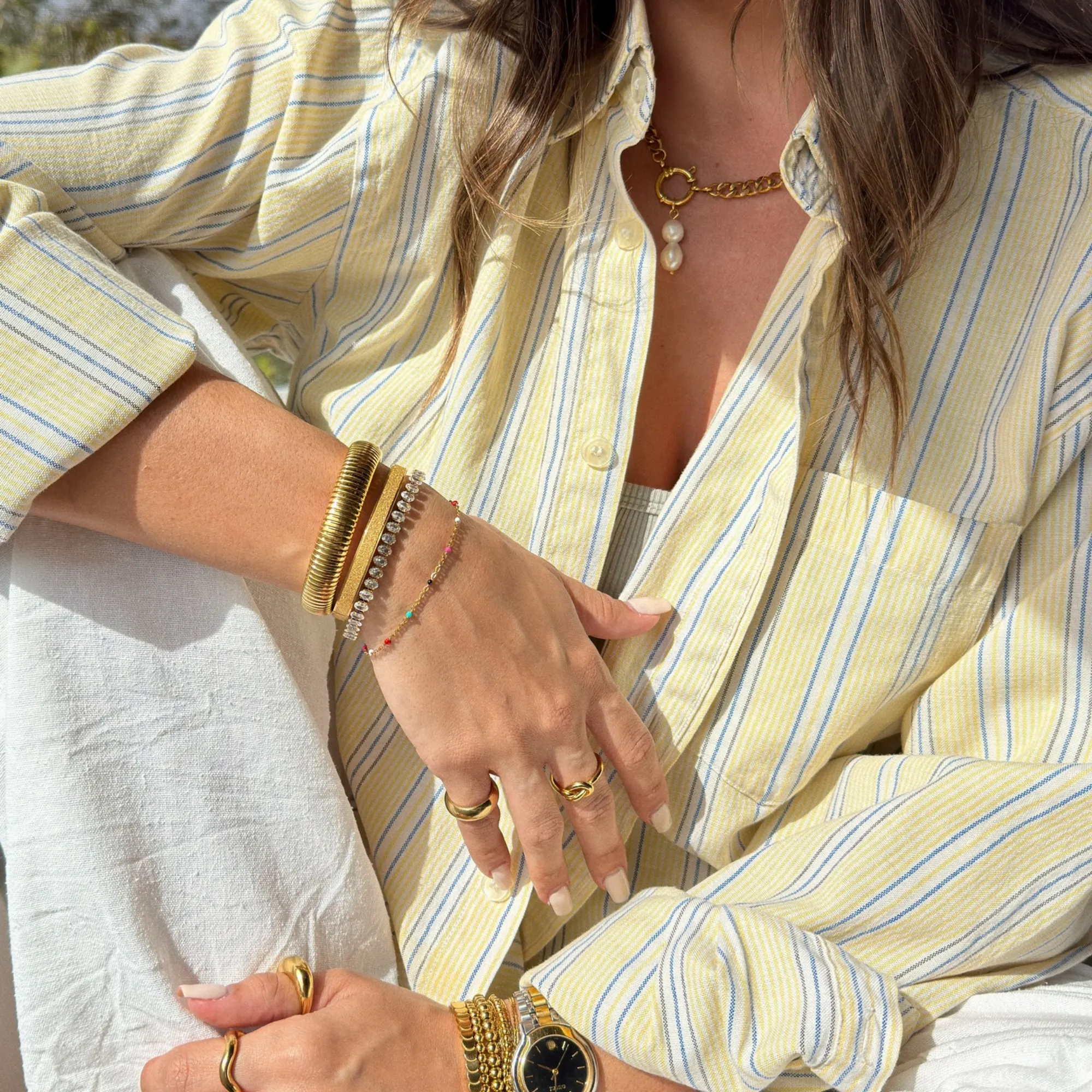 Ellie Vail - Cassidy Chunky Pearl Necklace