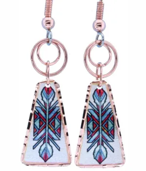 Feather Wire Earrings
