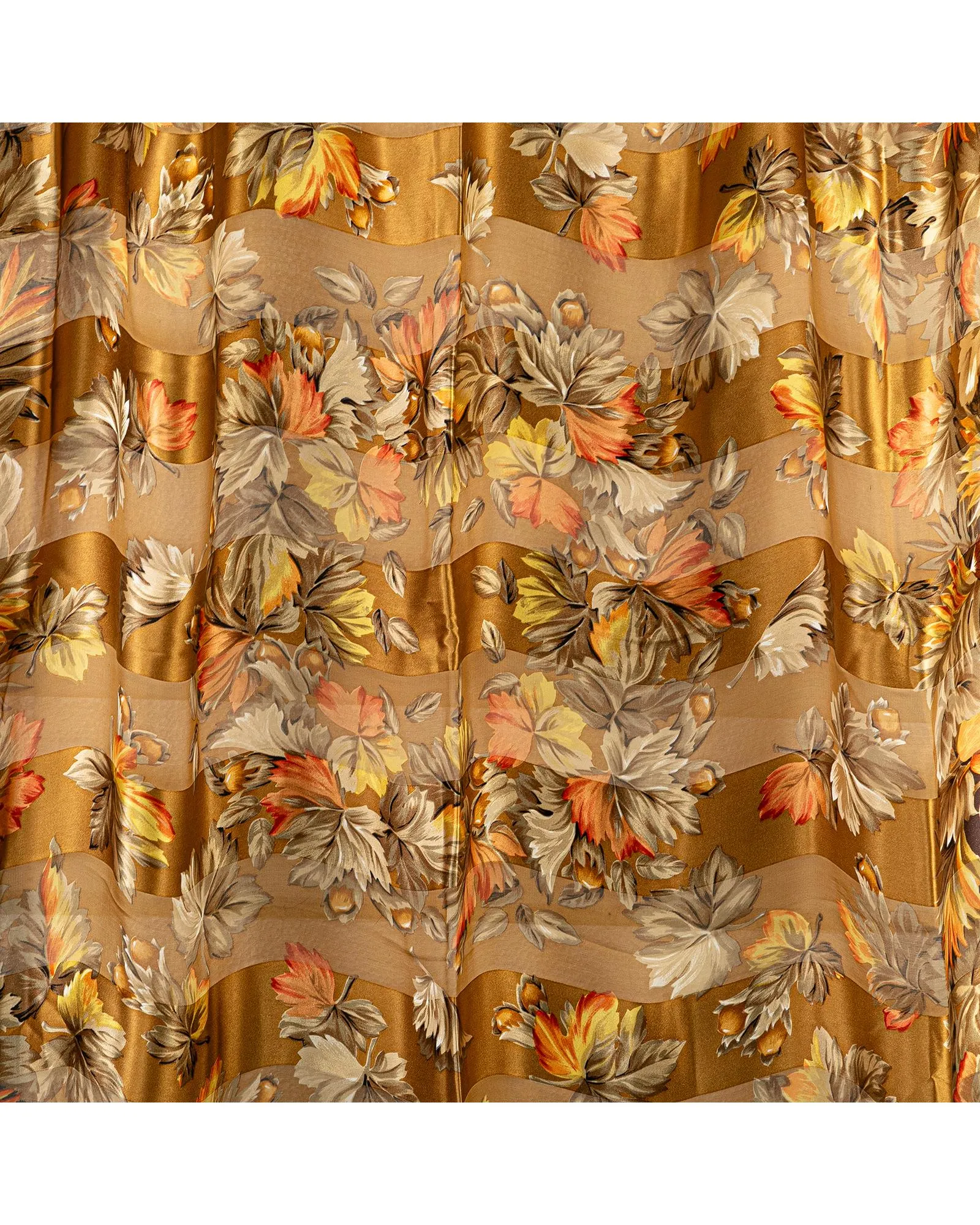 Floral Print Luxury Silk Scarf