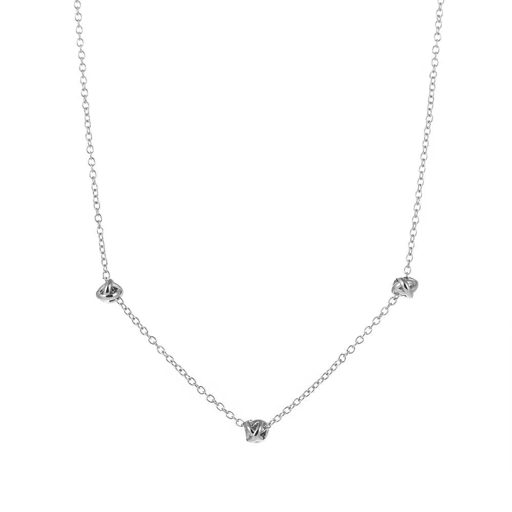 Gold Love Knot Necklace