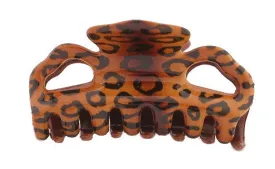 Hair Claw With Leopard Decoration