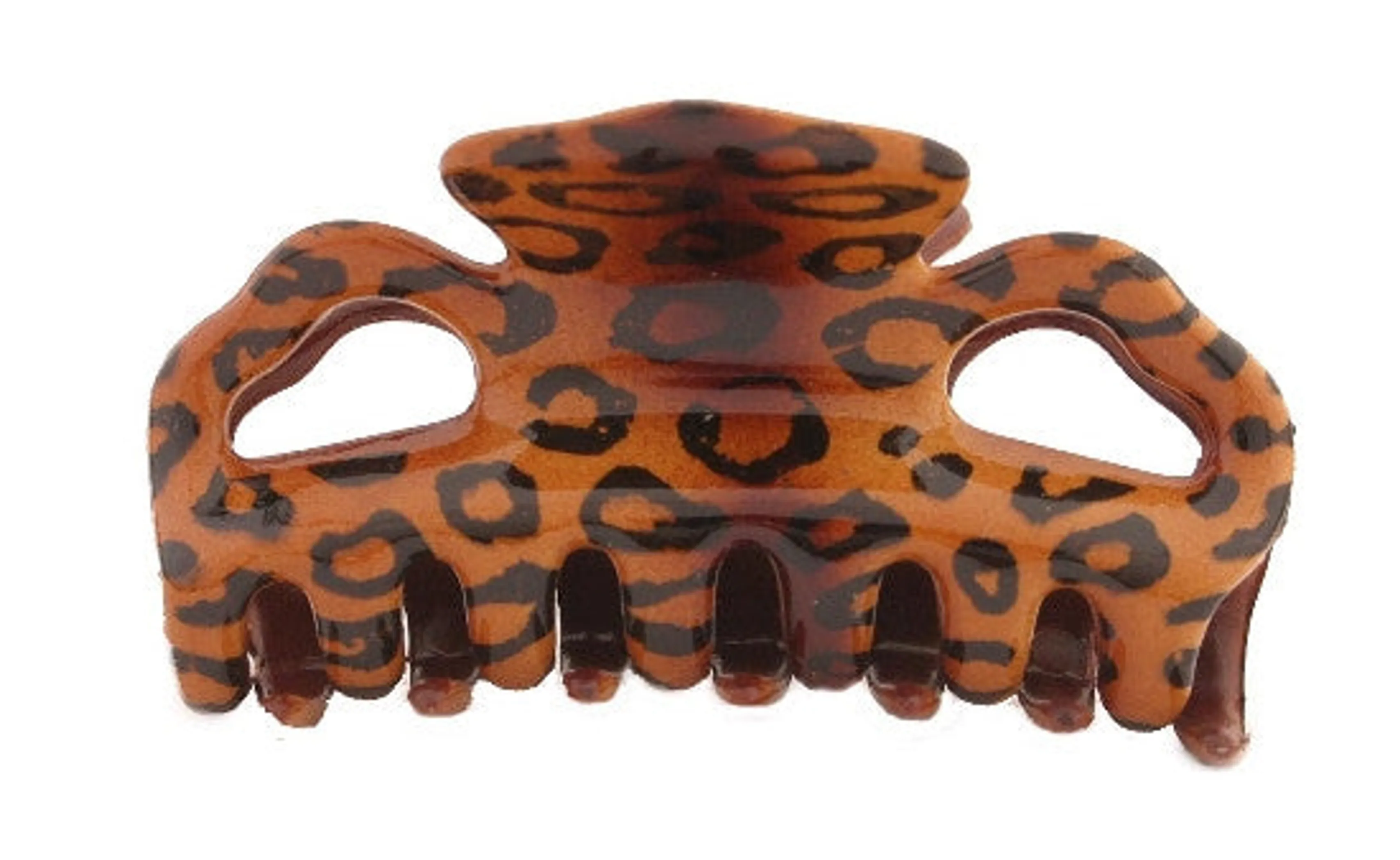 Hair Claw With Leopard Decoration