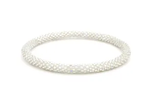 Iridescent Clear Thin Bracelet