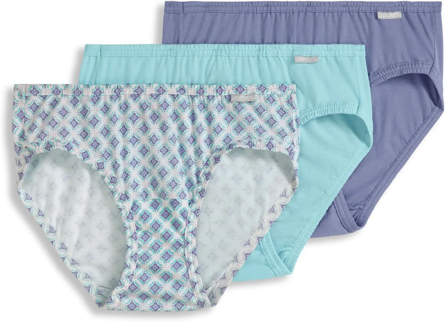 Jockey Women's Underwear Plus Size Elance Bikini - 3 Pack