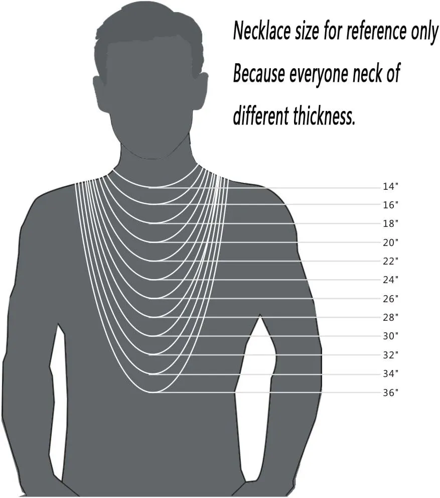 jonline24h Mens Womens Black Braided Leather Cord Rope Necklace Chain Stainless Steel Clasp 4mm 14-30inch
