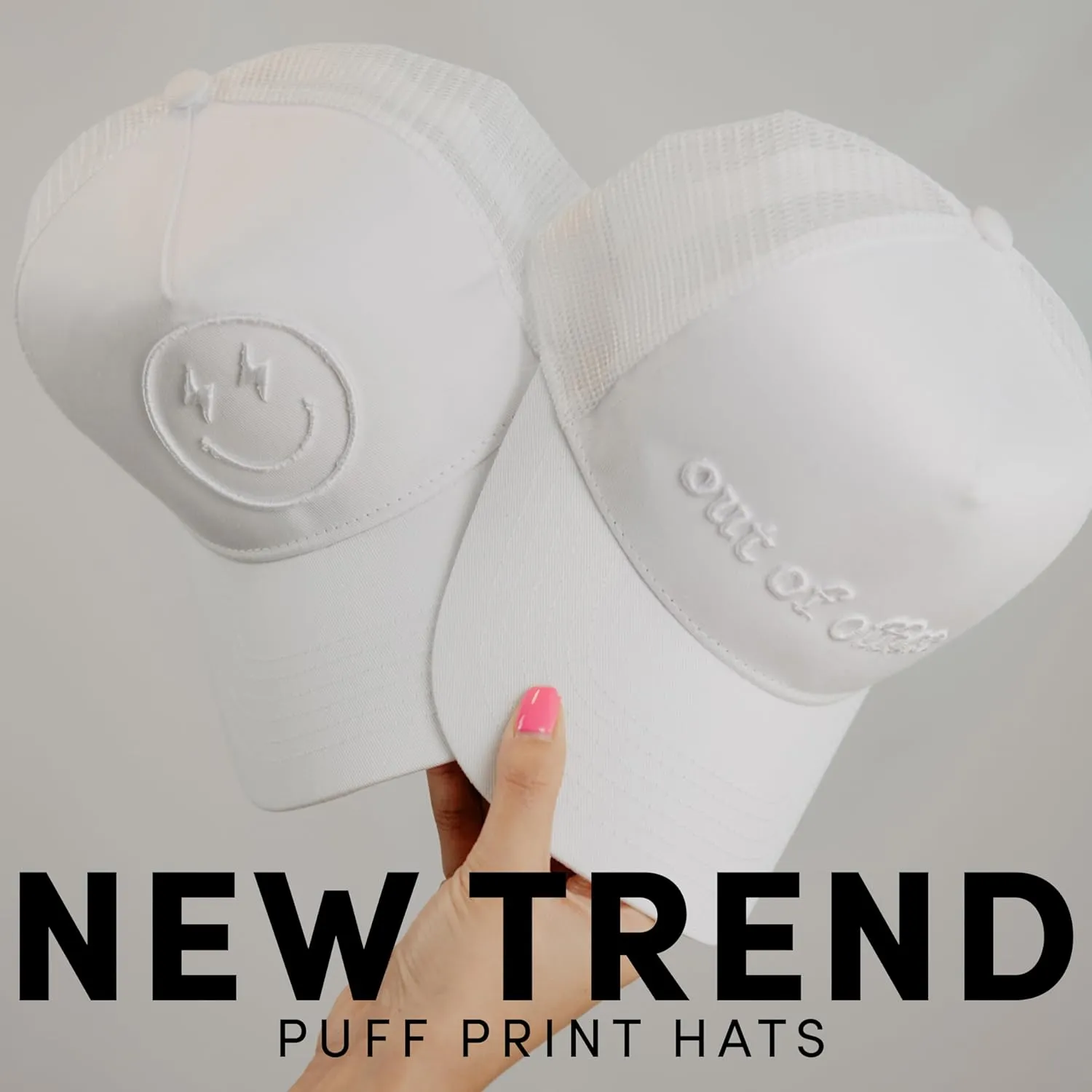 KATYDID Messy Hair Don't Care Baseball Hats Cap - Trucker Hat for Women - Stylish Cute Sun Hat