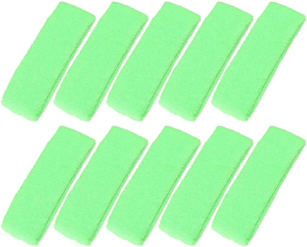 Mallofusa  10 PCS Sports Basketball Headband/Sweatband Head Sweat Band/Brace Gift Party Outdoor Activities