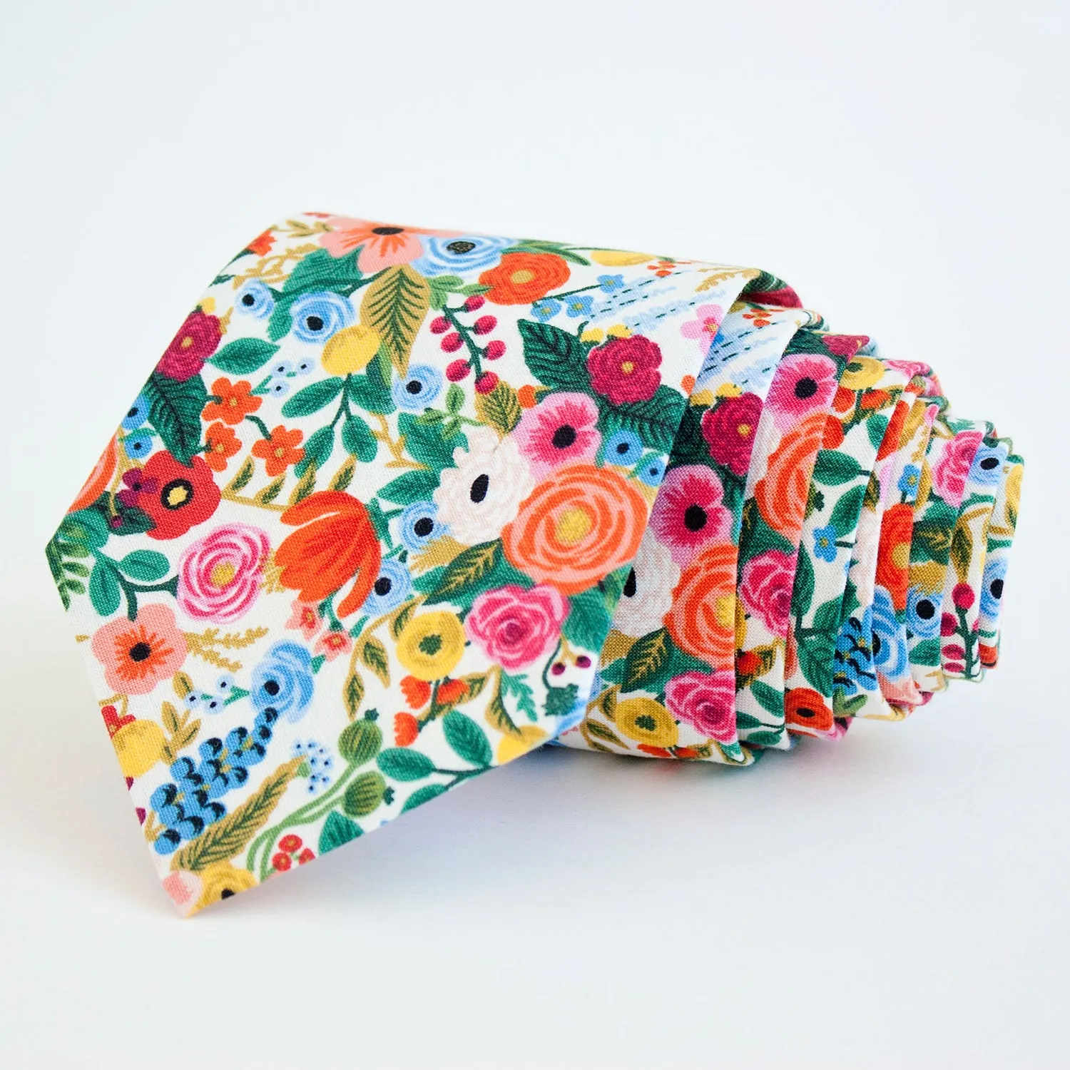 Men's Necktie / Petite Garden Party In Cream