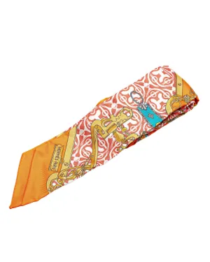 Mors Et Gourmettes Remix Silk Twilly Scarf