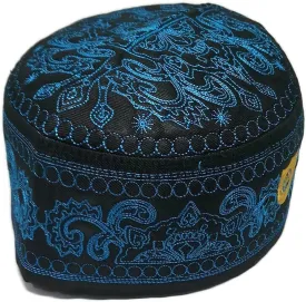 Muslim Kufi Hat for Men ALW011 Islam Prayer Skull Cap Unique Design Topi Ramadan Eid Gift