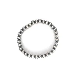 Navajo Pearl Stretch Bracelet - 7mm