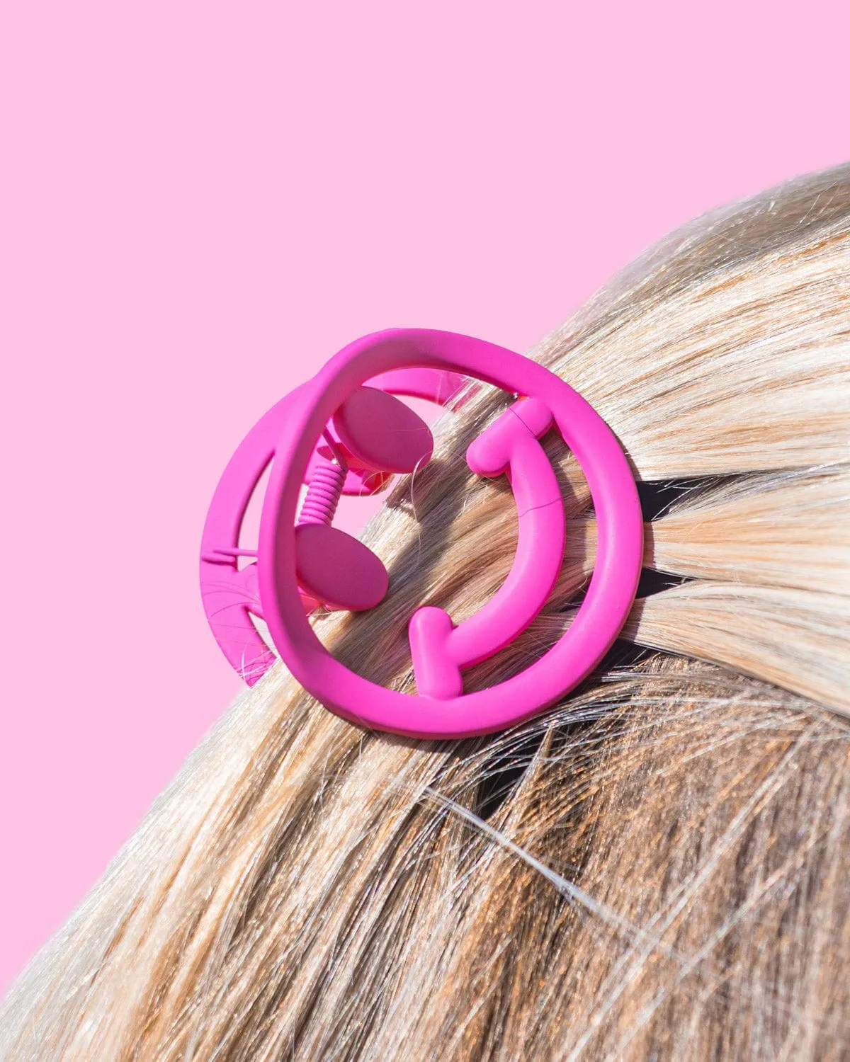 Nice List Smiley Hair Claw Clips