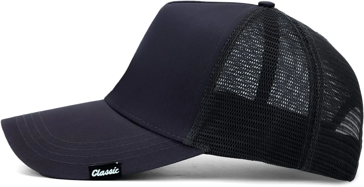 Oversize XXL Baseball Cap for Men, Extra Large Hat for Big Heads 23.6"-25.6", Plus Size Structured Dad Trucker Hats