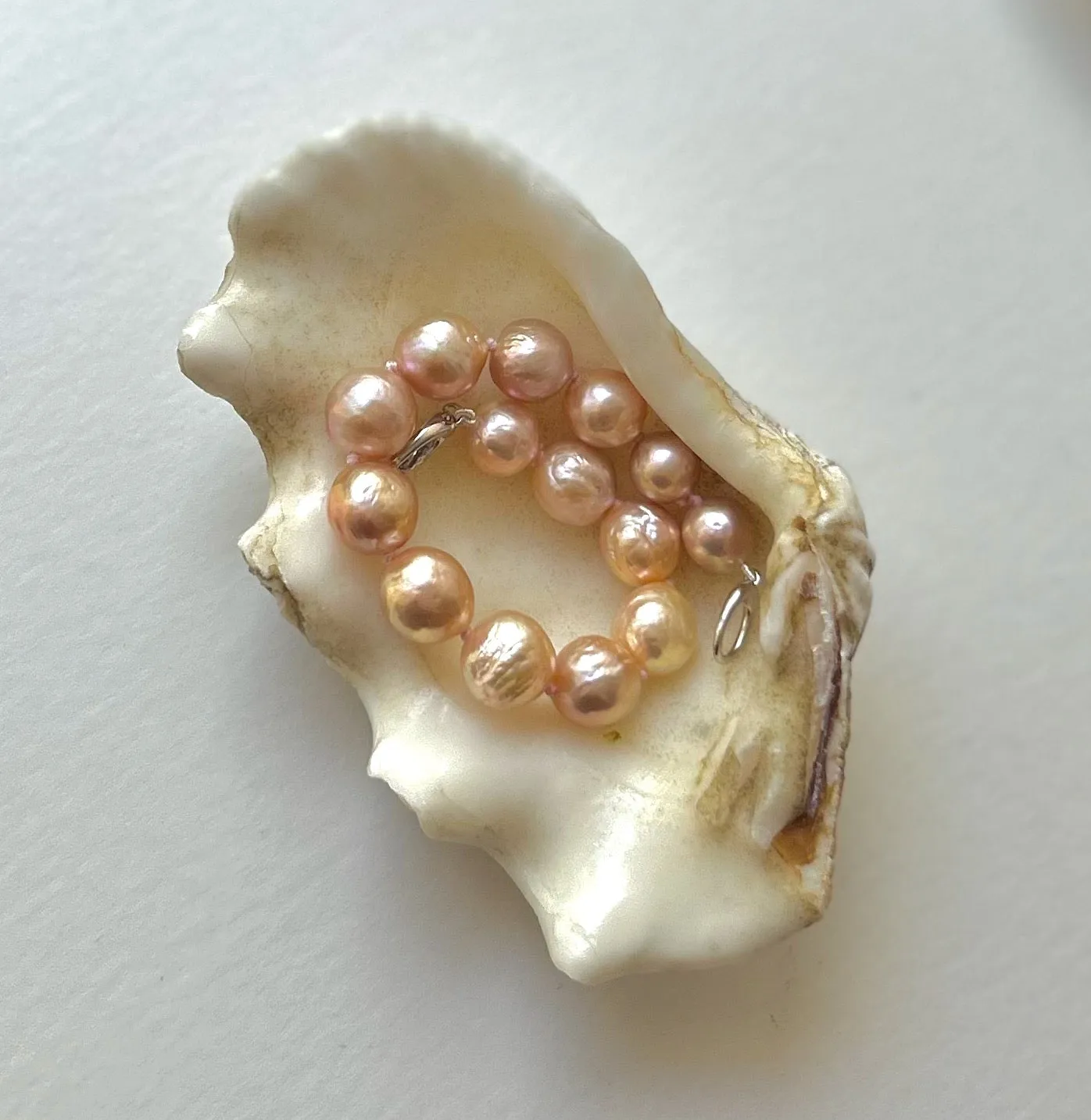 PINK APRICOT SPRING JAPAN KASUMI PEARL BAROQUE BRACELET