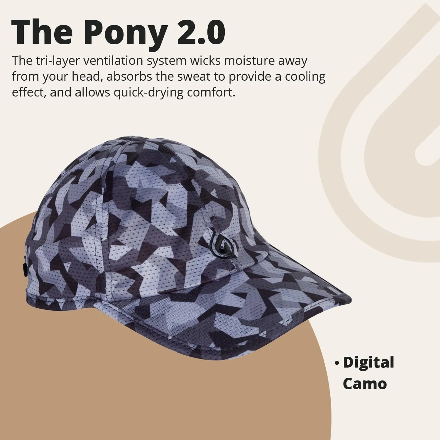 Pony 2.0 Sweat-Wicking Ponytail Hat for Women - Adjustable Baseball Cap for Running, Workouts, Tennis & Outdoors