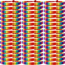 Rainbow LGBT Pride Bracelet Handmade Braided Friendship String Bracelet Adjustable LGBTQ Gifts Gay Pride Bracelet Pride Wristband Lesbian Pride Jewelry for Women Men