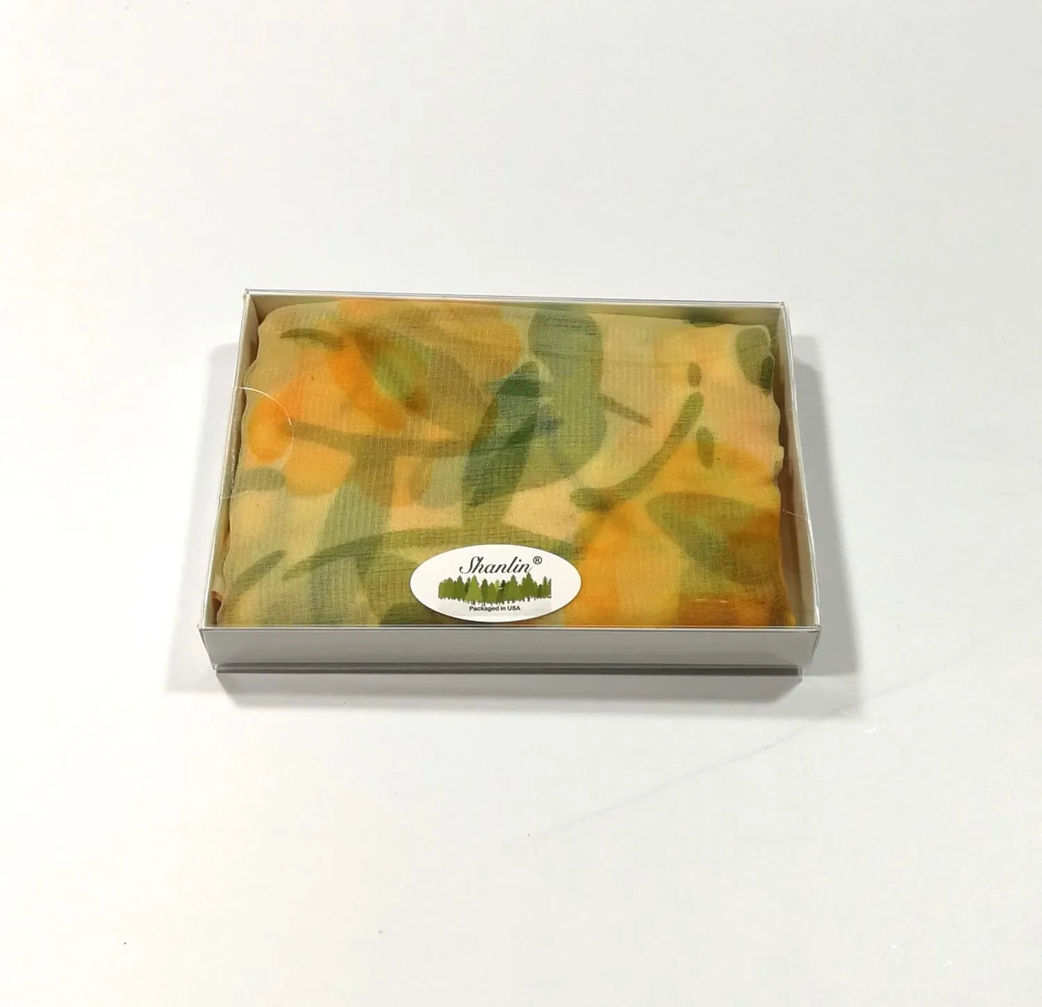 Shanlin Mulberry Silk Long Scarves in Gift Box (65"x39.5")