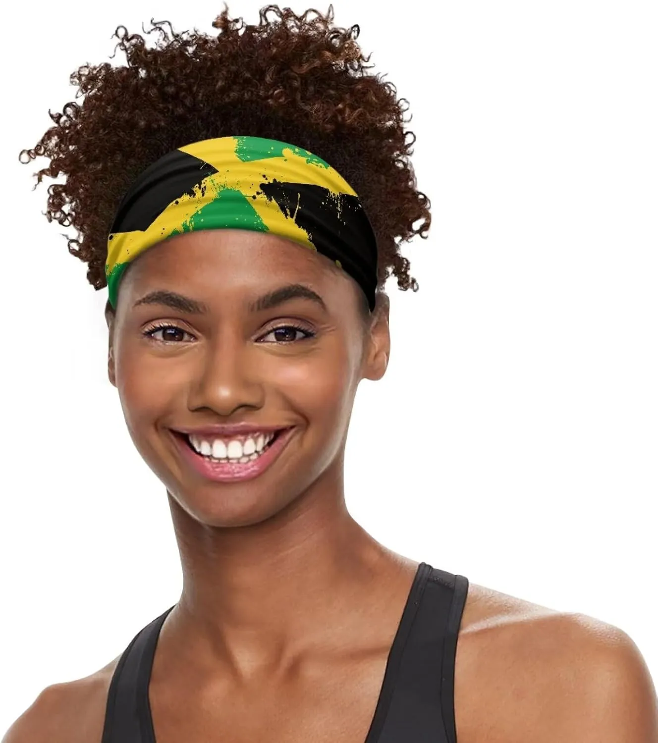 Sweatbands Sport Headbands for Men & Women Wide Sweat Band Yoga Band No-Slip