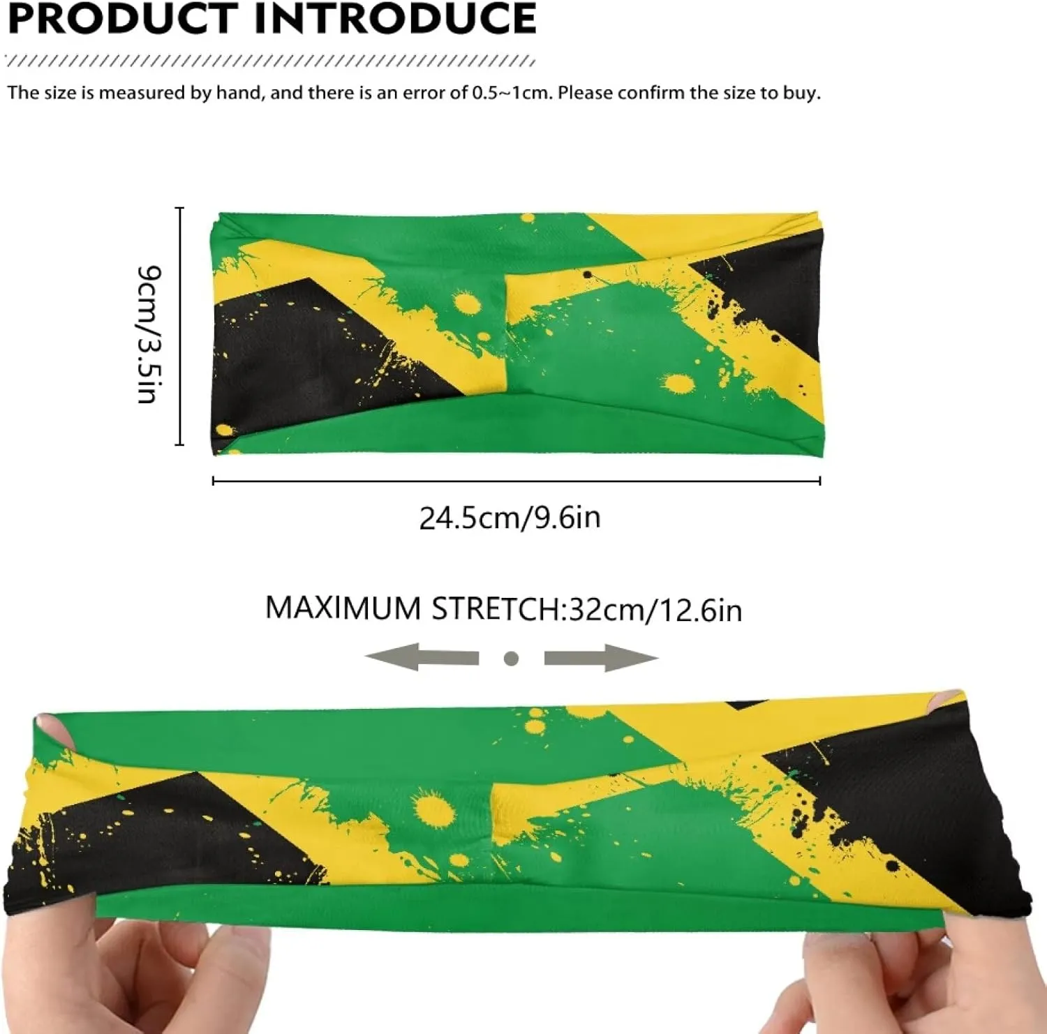 Sweatbands Sport Headbands for Men & Women Wide Sweat Band Yoga Band No-Slip
