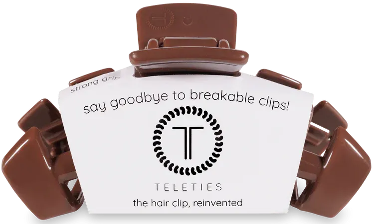 Teleties Classic Nutmeg Hair Clip