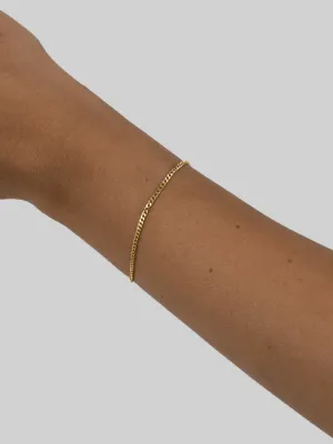 Thin Curb Chain Bracelet