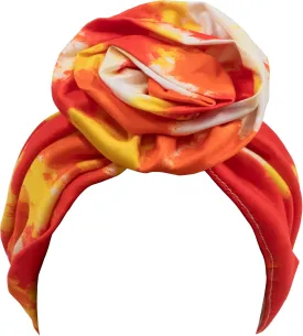 TouchUps Hair Bun Cap Hair Protection Head Wrap Hairbun Cap Wrap African Turban Pattern Headwrap Headscarfs