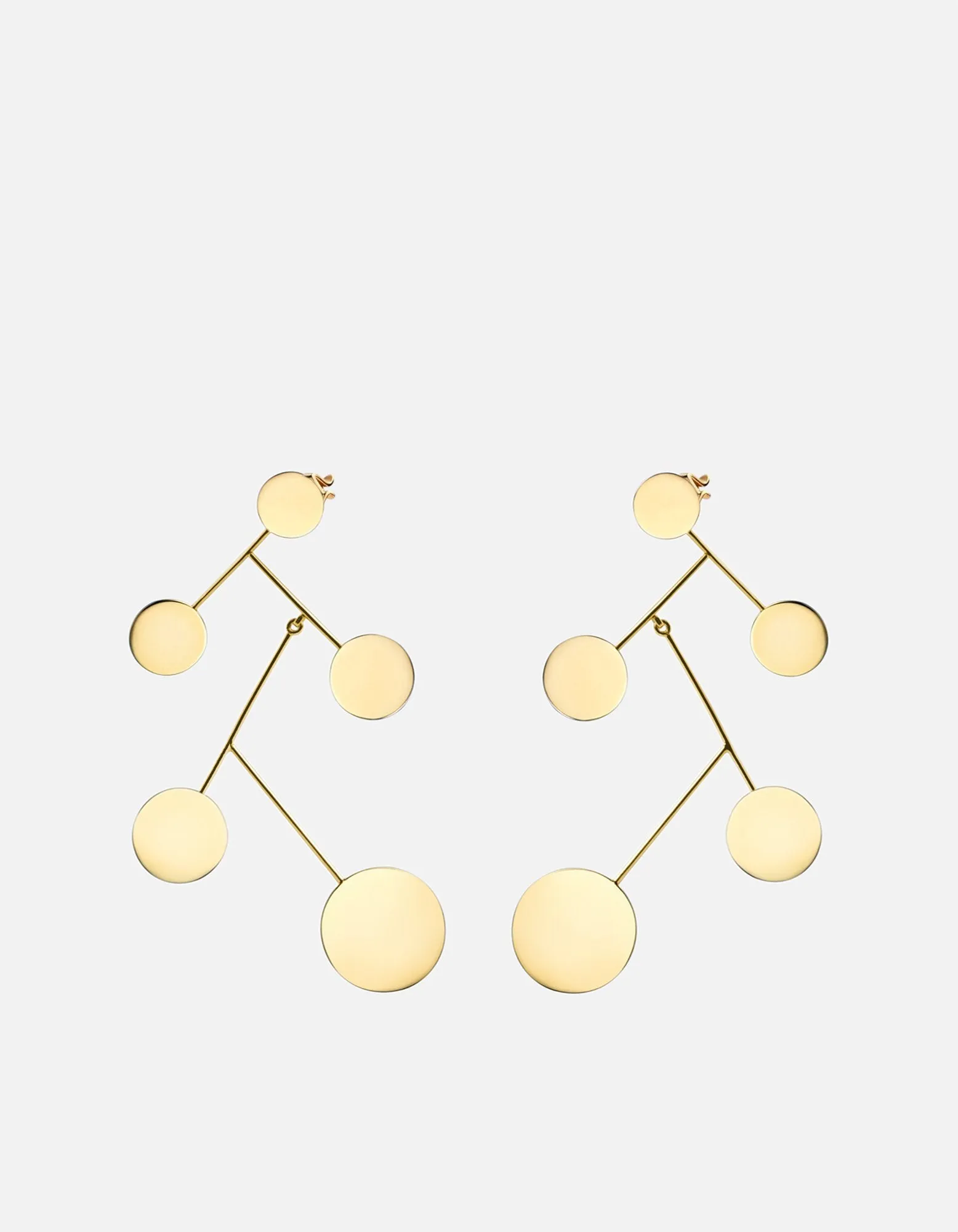 Xander Earrings, Gold Vermeil